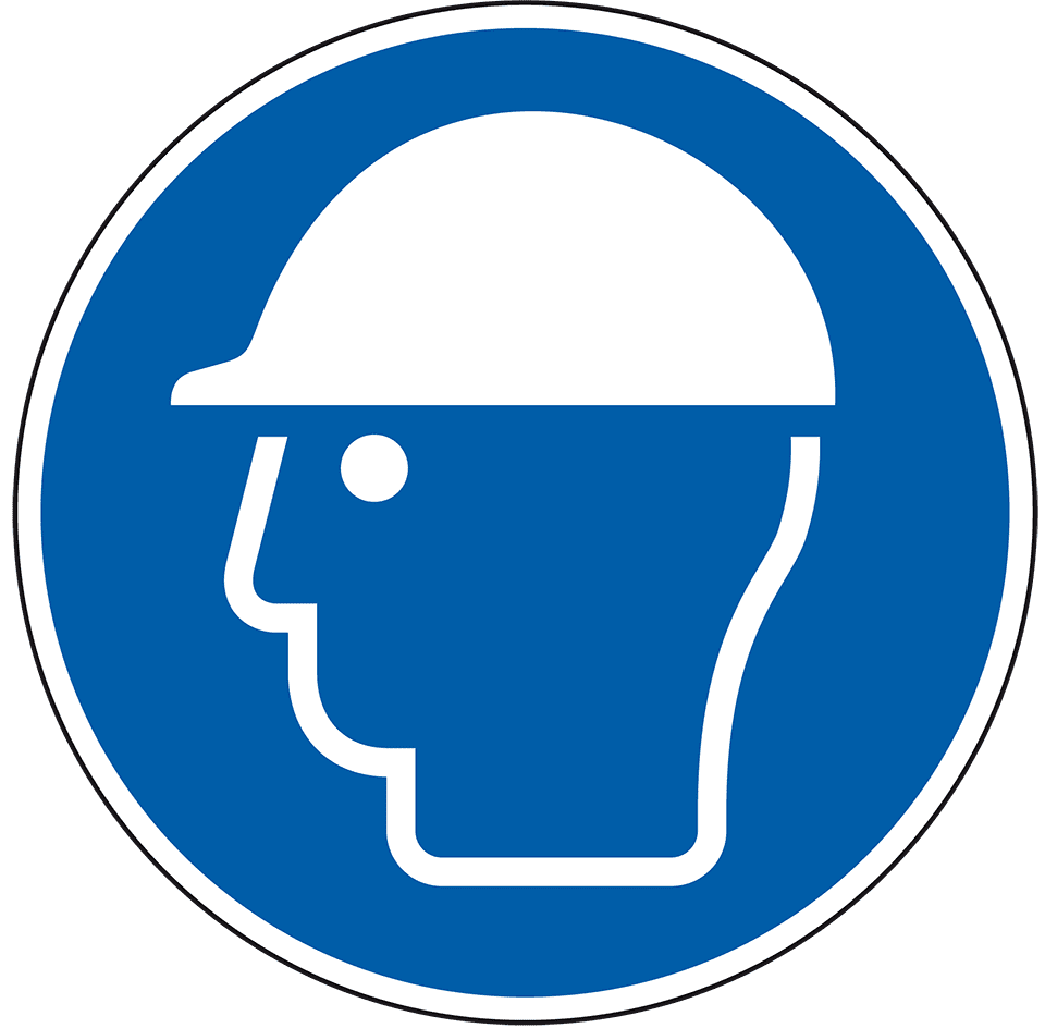 Kopfschutz benutzen