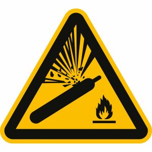 Warnung vor Gasflaschen